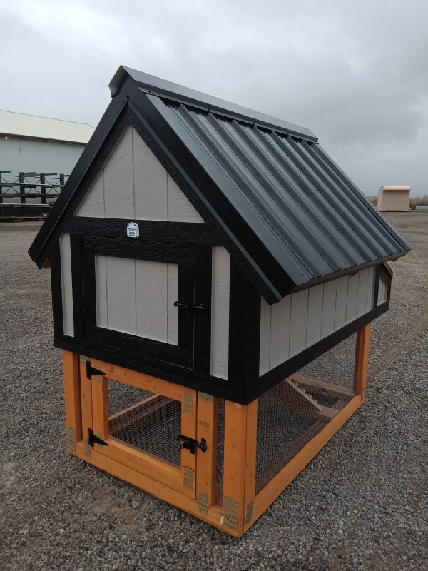 The Chicken Coop - 3102 sits on gravel, offering your flock a clean and secure space.