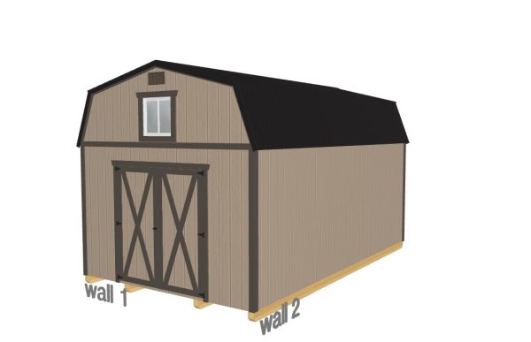 Lofted Dutch Barn - 2382