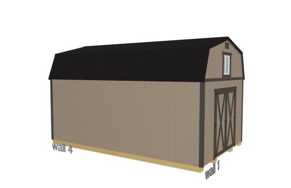 Lofted Dutch Barn - 2382