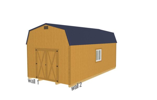 Lofted Dutch Barn - 2419