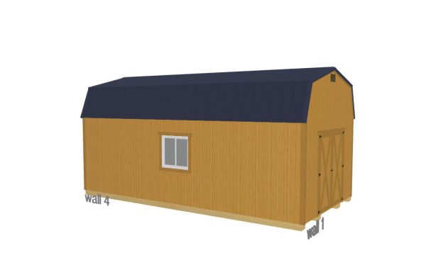 Lofted Dutch Barn - 2419