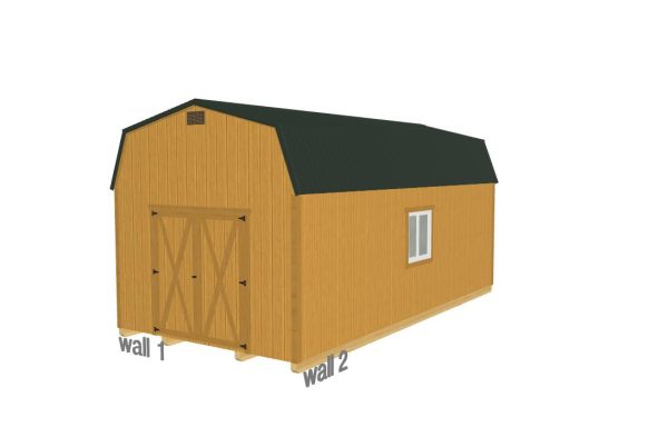 Lofted Dutch Barn - 2495