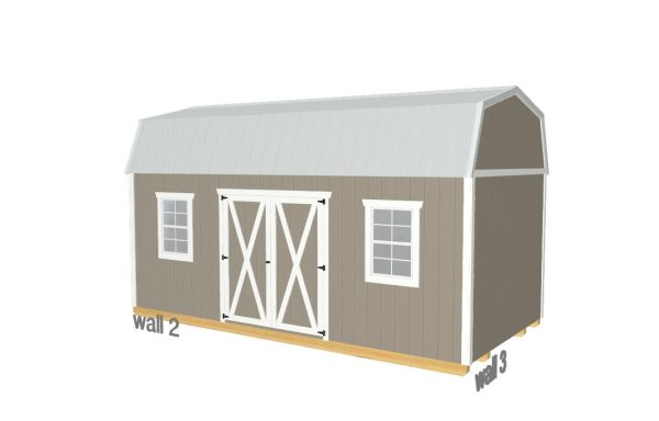 Lofted Dutch Barn - 2570