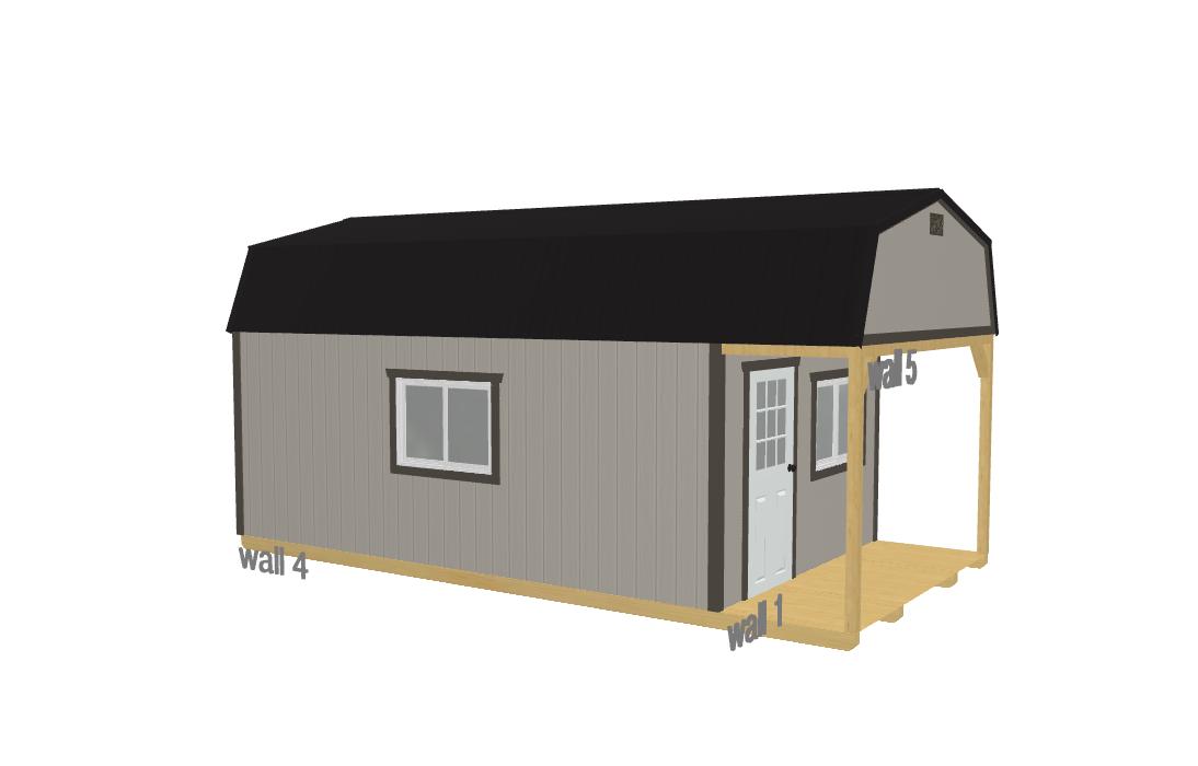Lofted Dutch Cabin - 2413 - Image 10